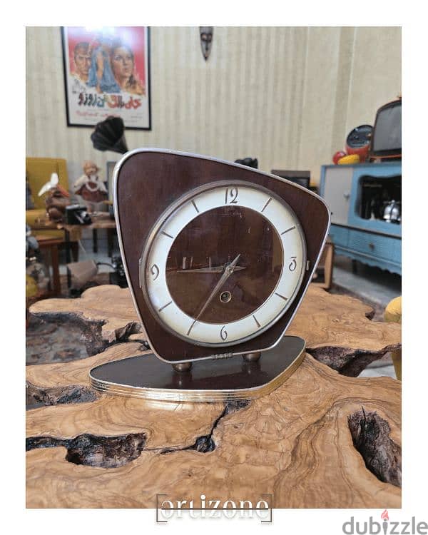 Vintage Art deco Table Clock ساعة ربط انتيك 1