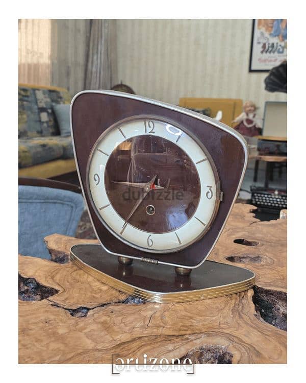 Vintage Art deco Table Clock ساعة ربط انتيك 2