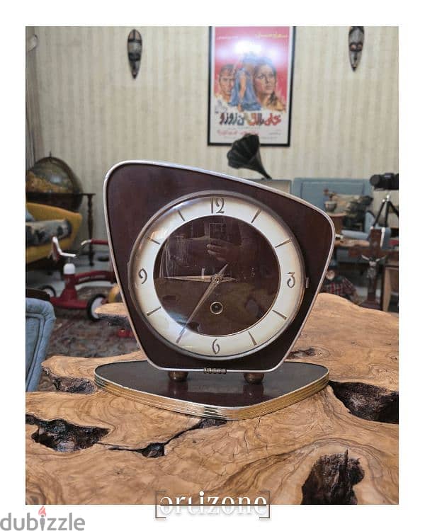 Vintage Art deco Table Clock ساعة ربط انتيك 4