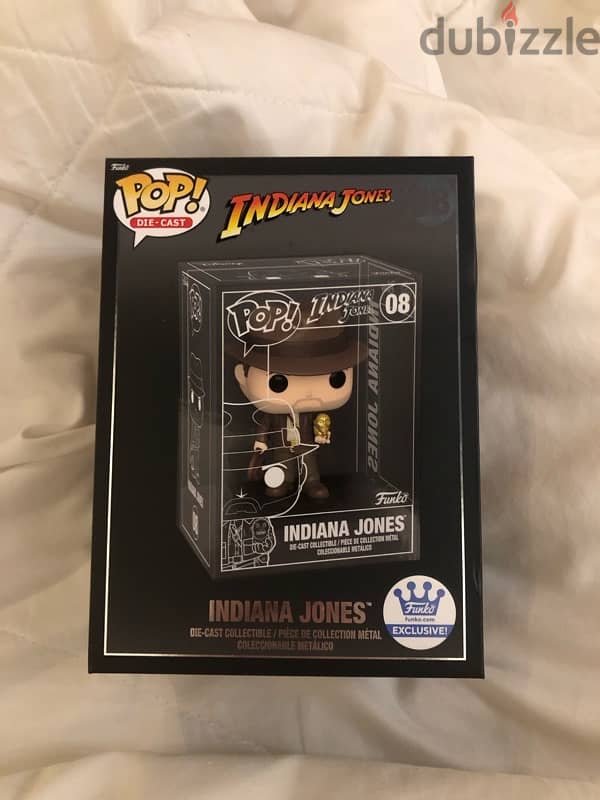 funko pop indiana jones exclusive die-cast metal collectible 0