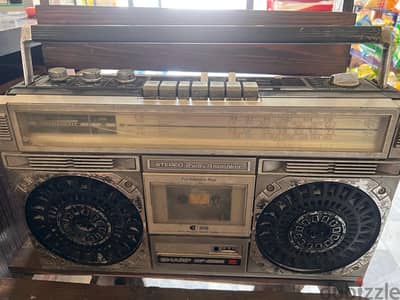 sharp old radio