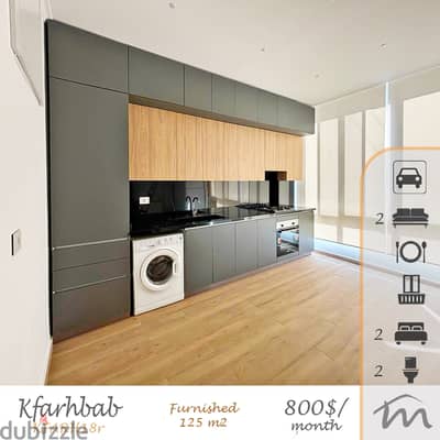 Kfarehbeb | Brand New Furnished & Equipped 125m² 2 Bedrooms Apartment