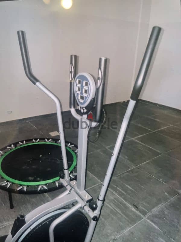 eleptical + iron bike + fat massager 1