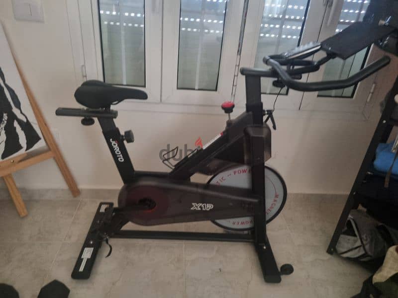 eleptical + iron bike + fat massager 5