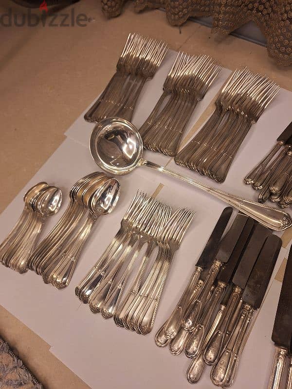 christofle France silver set of 161 psc 1830 since 2