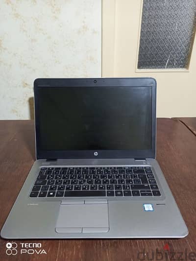 Laptop HP elitebook core i5 Gen 6 256nvme hard ram 8GB battery 3 hours