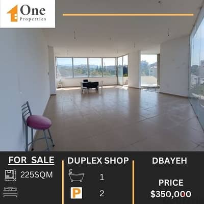 DUPLEX SHOP FOR SALE IN DBAYEH