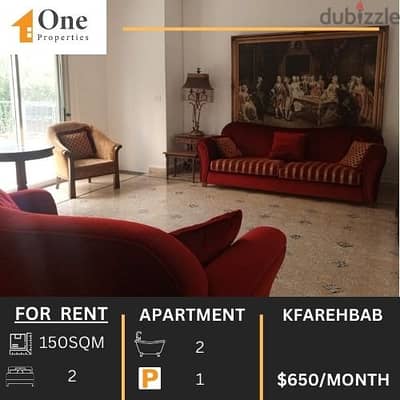 FURNISHED APARTMENT FOR RENT IN KFAREHBAB