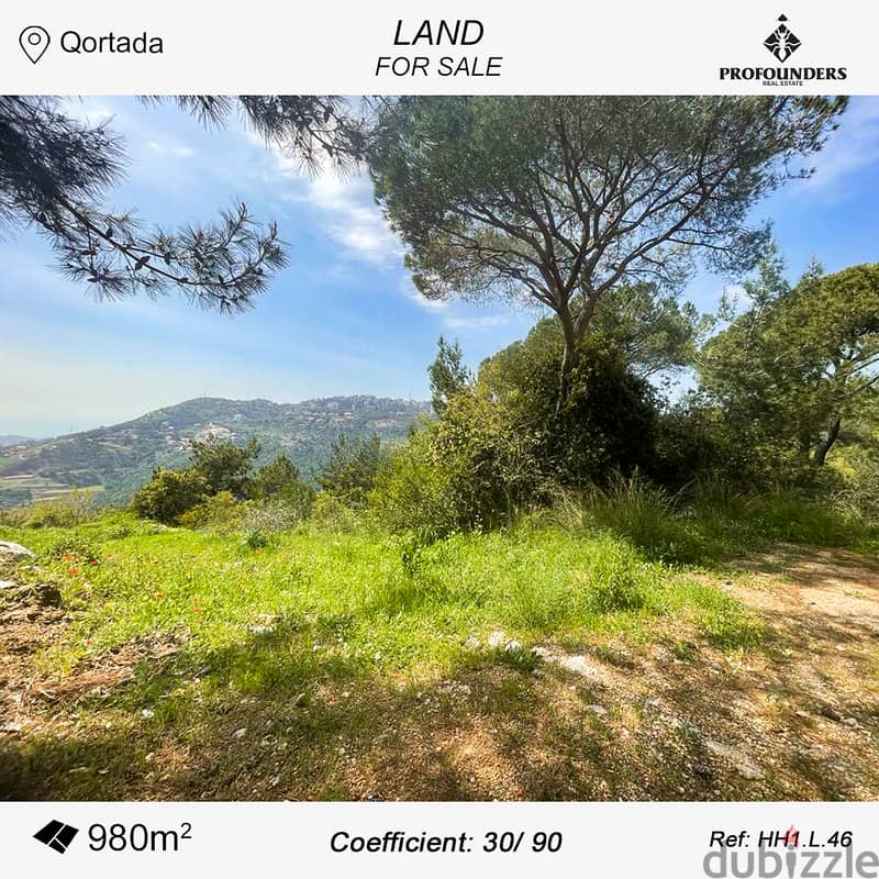 Land for Sale in Qortada أرض للبيع في قرطاضة 0