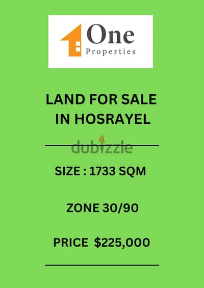 LAND FOR SALE IN HOSRAYEL