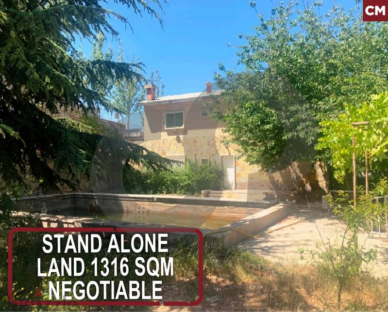 stand alone- Land 1316 SQM - faraya chabrouh REF#CM119317 0