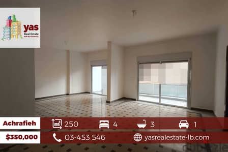 Achrafieh 250m2 | Partial View | Generous Dimensions | AA/BA