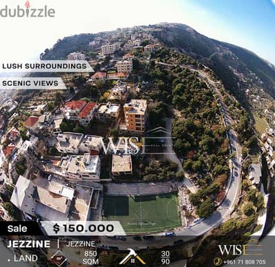  Prime 850 SQM Land for SALE in Jezzine !