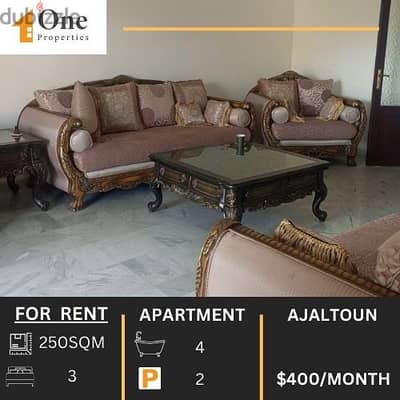 FURNISHED APARTMENT FOR RENT IN AJALTOUN