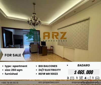 250 SQM APARTMENT FOR SALE IN BADARO