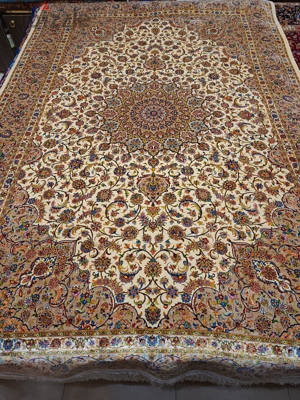 machine made Persian carpets 100% silk 3