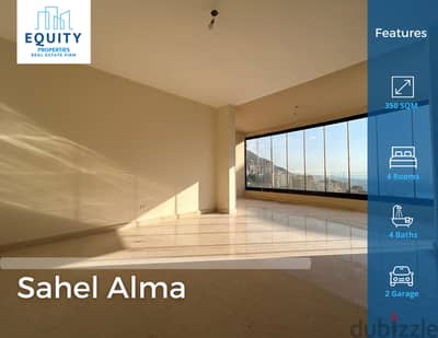 350 SQM Apartment For Sale In Sahel Alma شقة للبيع #ZZ154468