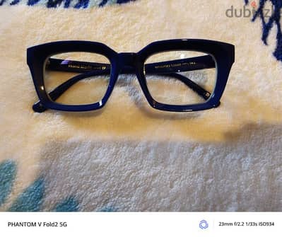 Blue eyeglasses hand made