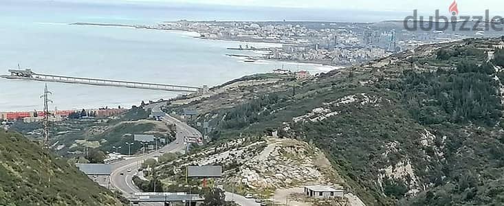 2500 SQM Commercial Land +SeaView 4 Sale in Batroun -أرض للبيع البترون