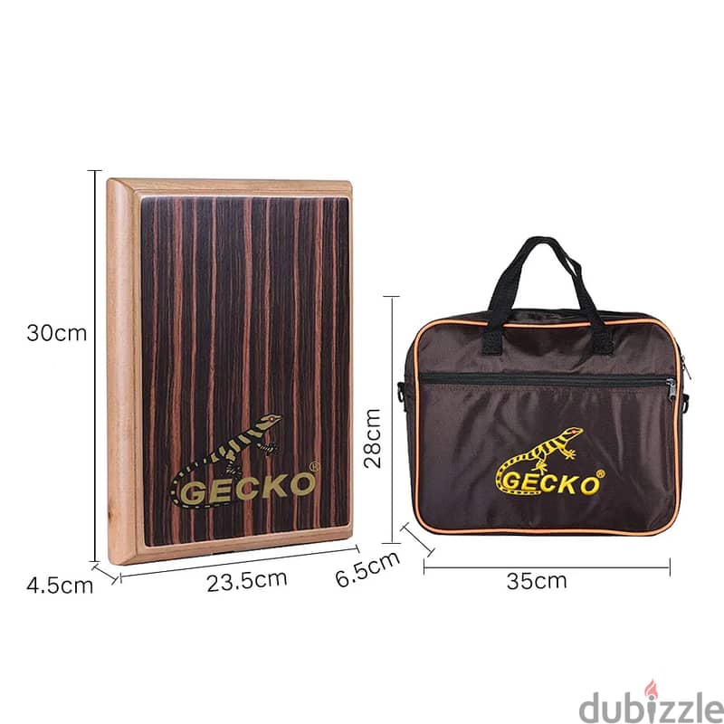 Gecko PAD-1 Flat Travel Cajon 2