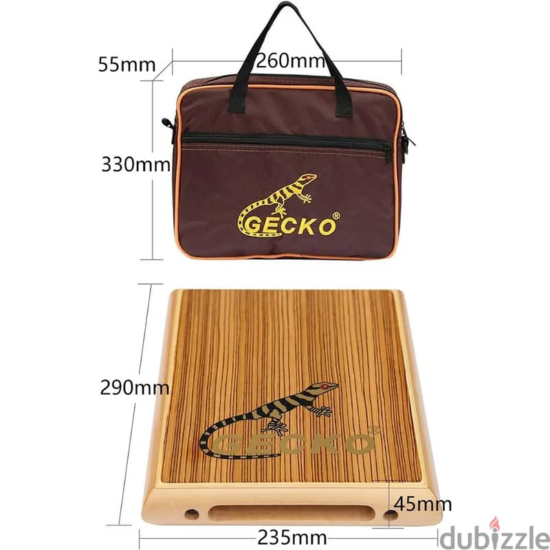 Gecko PAD-2 Flat Travel Cajon 2