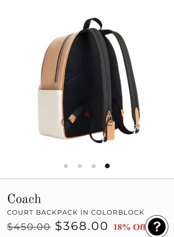 original coach backpack 5