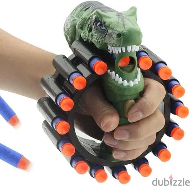 dinosaur motorized rapid blaster 2