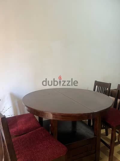 dining table with chairs