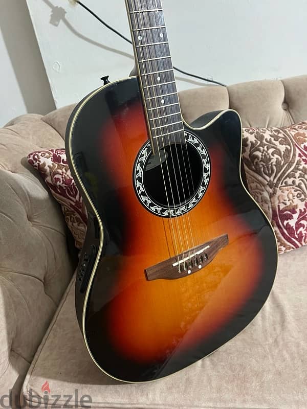 Ovation electro acoustic guitar 6