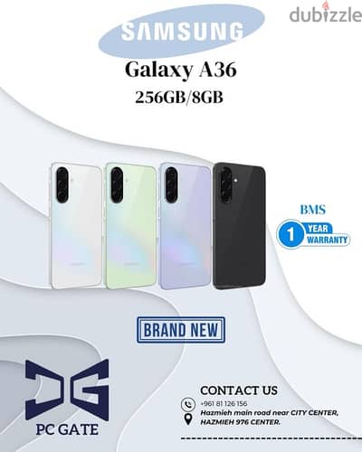 Samsung A36 256gb/8gb