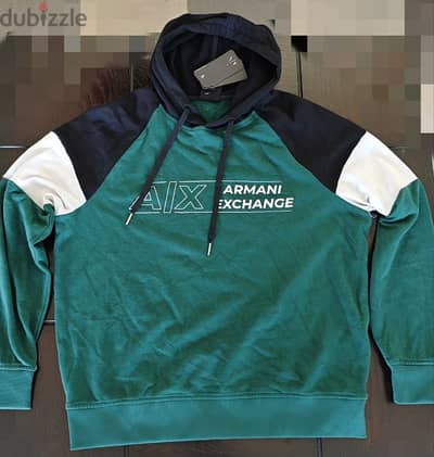 armani exchange hoodie M, L