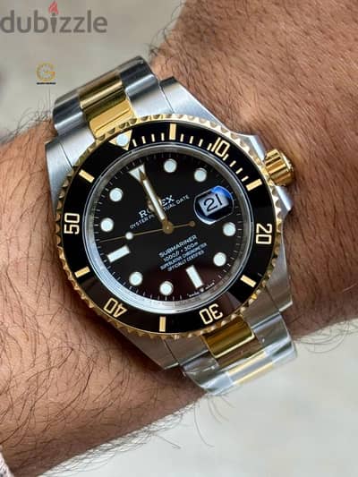 Rolex Submariner Two Tone Gold