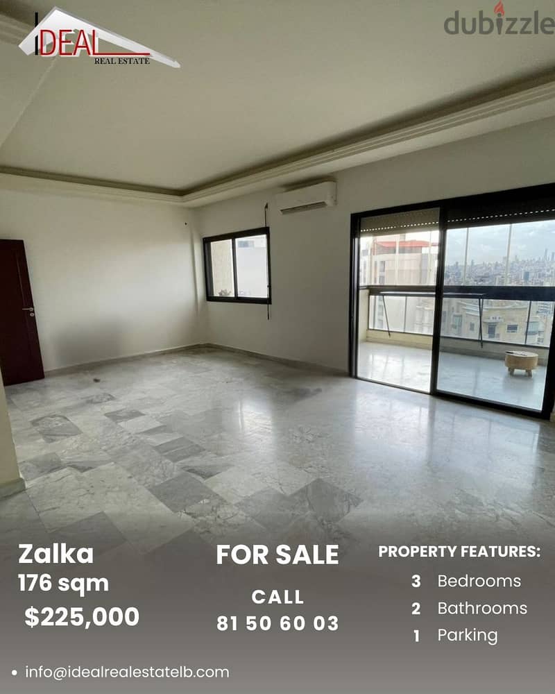 Apartment for sale in zalka شقة  للبيع في الزلقا 0