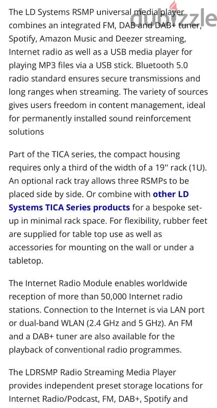 LD systems rsmp 1