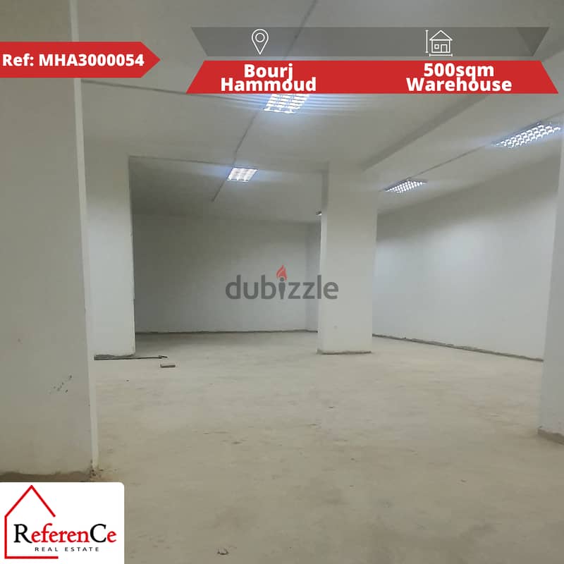 New warehouse in Bourj Hammoud ديبو جديد للبيع في برج حمود 0