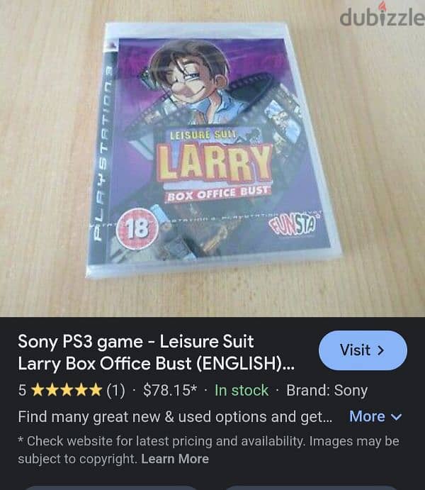 The legendary Leisure Suit Larry: Box Office Bust Ps3 18+ 2