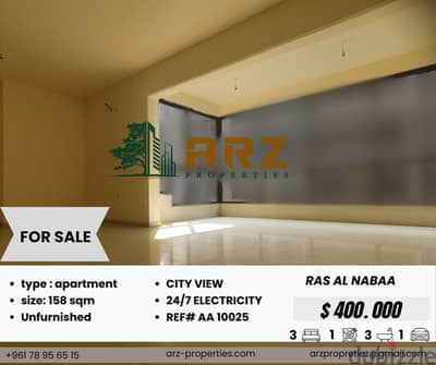 Apartment for sale in Ras Al Nabaa