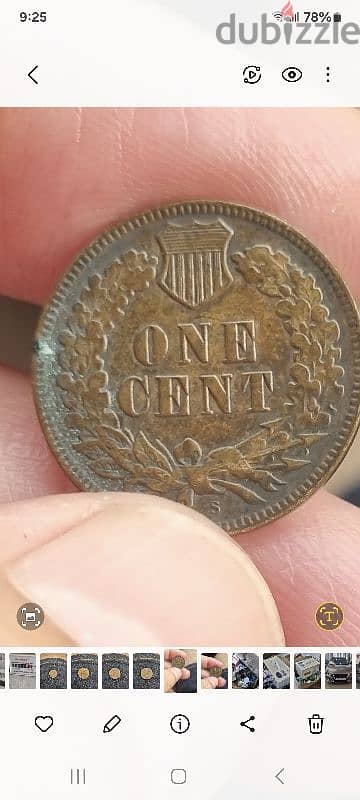 bargain indian usa cent  letter  S google it to see original price 8