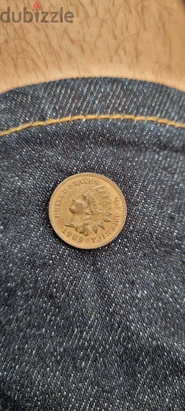 bargain indian usa cent  letter  S google it to see original price 13