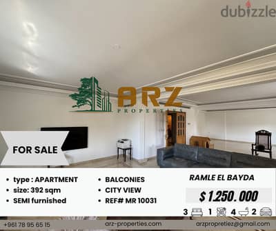 APARTMENT FOR SALE IN RAMLET EL BAYDA