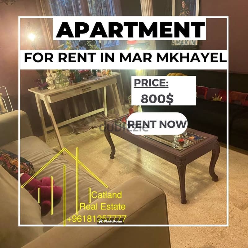 Apartment for rent in Mar Mkhayel 0