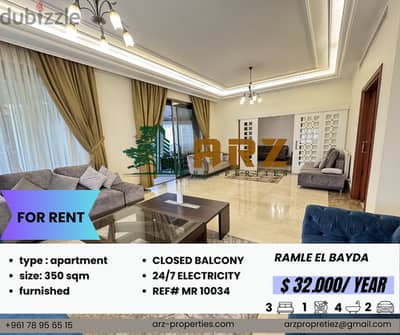 apartment for rent in ramleT el bayda