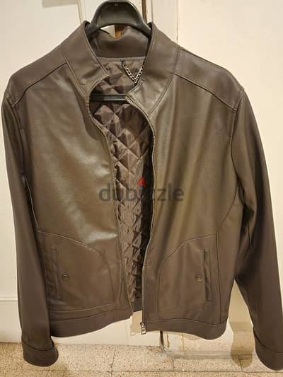 jacket jeld new size M betlbis L kamen lon dark  brown