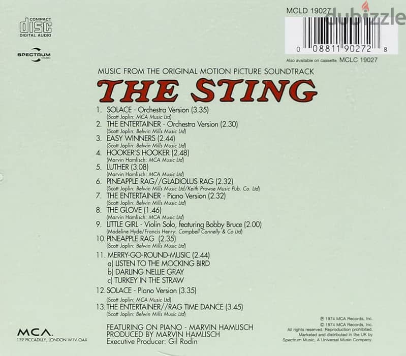 The Sting ( RARE EDITION ) 1