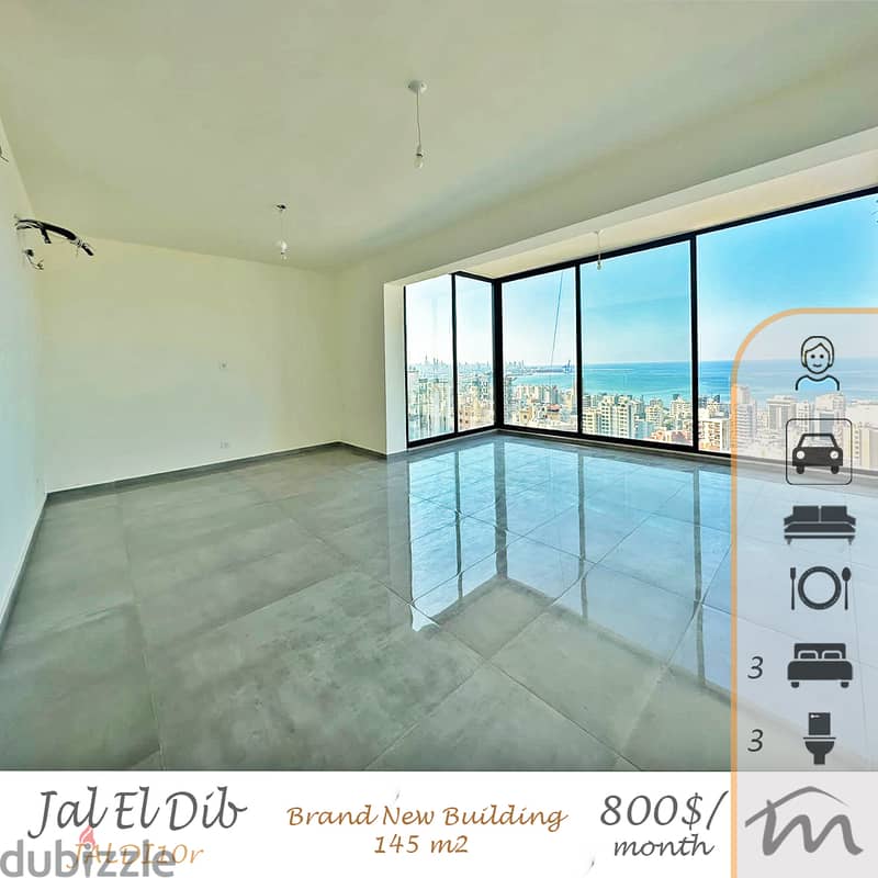 Jal El Dib | Excellent Building Status | High End 3 Bedrooms Apartment 0