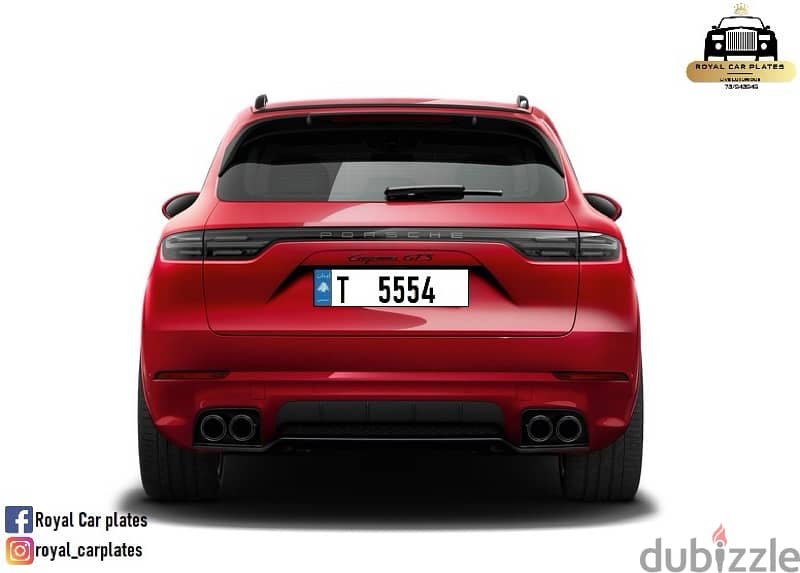 T 5554  Special car plate number for sale 1