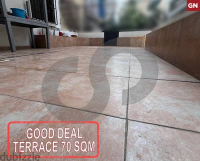 Expansive terrace,well-connected area in sabtieh/السبتية REF#GN119347