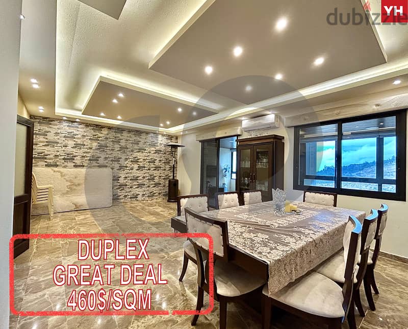 Duplex -  Great Deal - 460$ / SQM -Nahr ibrahim / Zeitoun REF#YH117607 0