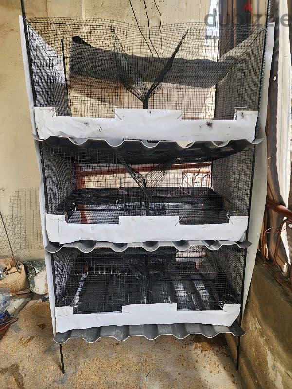 rabbit cages بطاريات ارانب 9