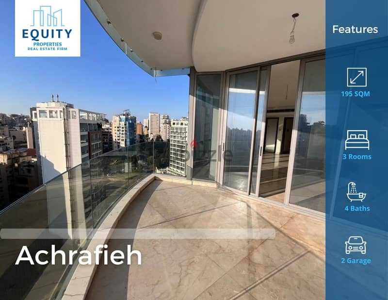 Brand New 195 SQM Apartment For Sale In Achrafieh USJ Area #JZ154524 0